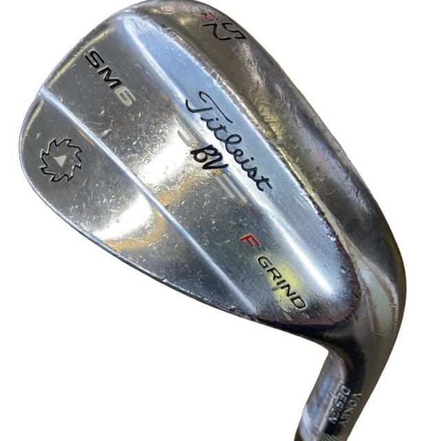 【中古】 タイトリスト VOKEY SPIN MILLED SM6 ツアークロム 52°/12°F ウェッジ WG NS PRO 950GH (フレックスS) メンズ 男性用 右利き 右用 Cランク ゴルフクラブ