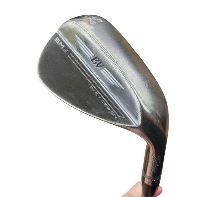 【中古】 タイトリスト VOKEY SPIN MILLED SM9 ブラッシュドスチール 52°/12°F ウェッジ WG Dynamic Gold (フレックスS) メンズ 男性用 右利き 右用 Cランク ゴルフクラブ
