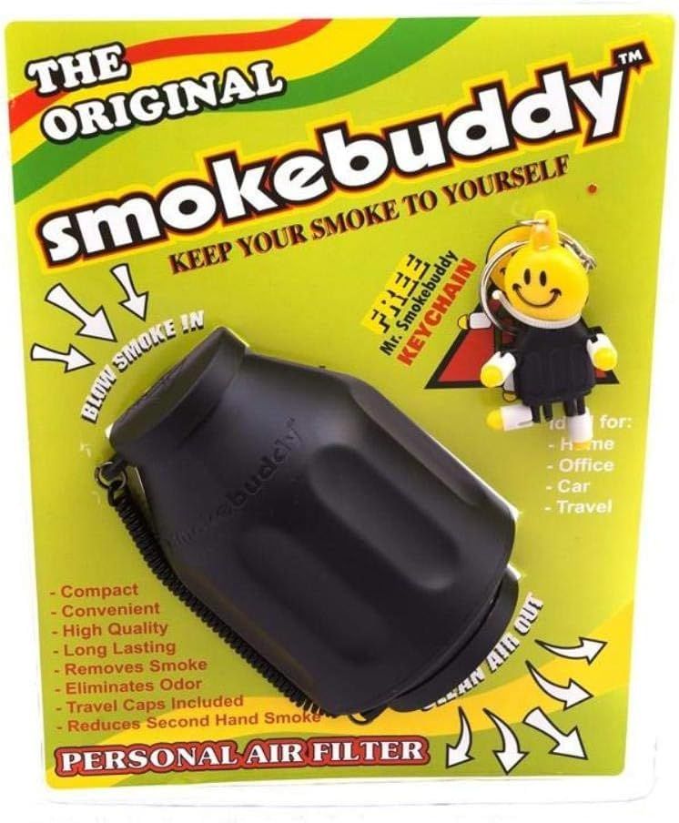 ☆新品☆スモークバディ 煙草の消煙・消臭 エアフィルター 携帯用 HEPAフィルター Smokebuddy 正規品 (Original, ブラック) 3982e4e4
