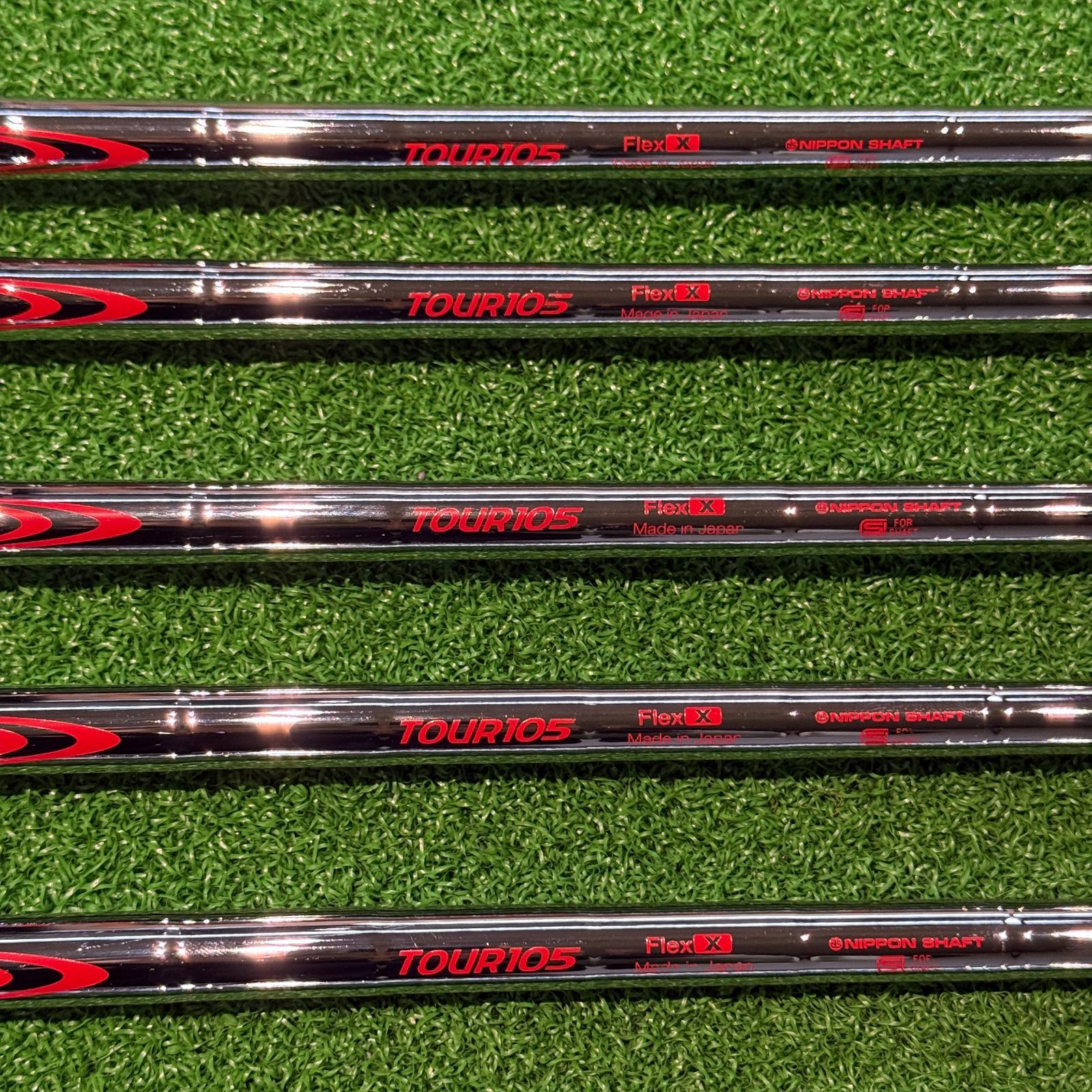 日本シャフト N.S.PRO MODUS3 TOUR 105 X】シャフト6本セット（4I〜9I