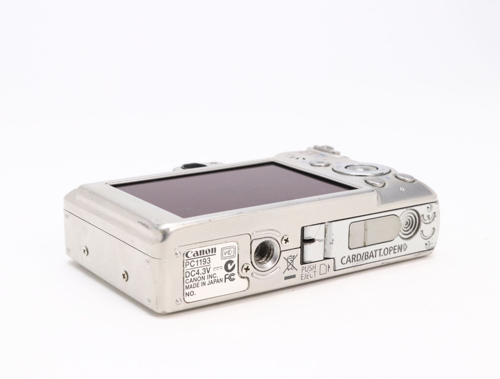 B+ (並品) Canon キヤノン IXY DIGITAL 70 シルバー 初期不良返品無料