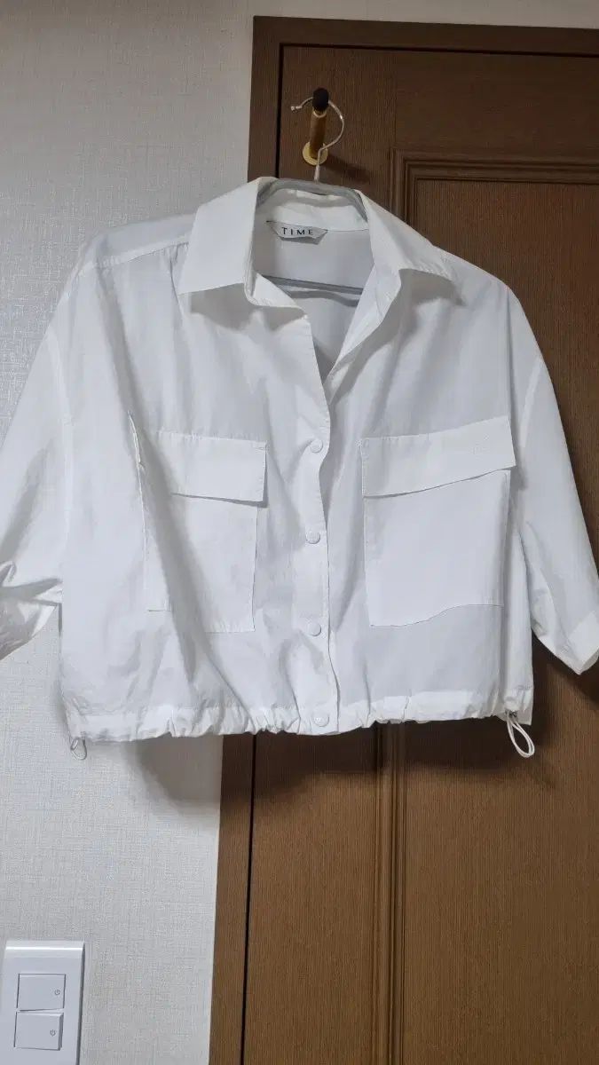 タイムシャーリングクロップドシャツ
