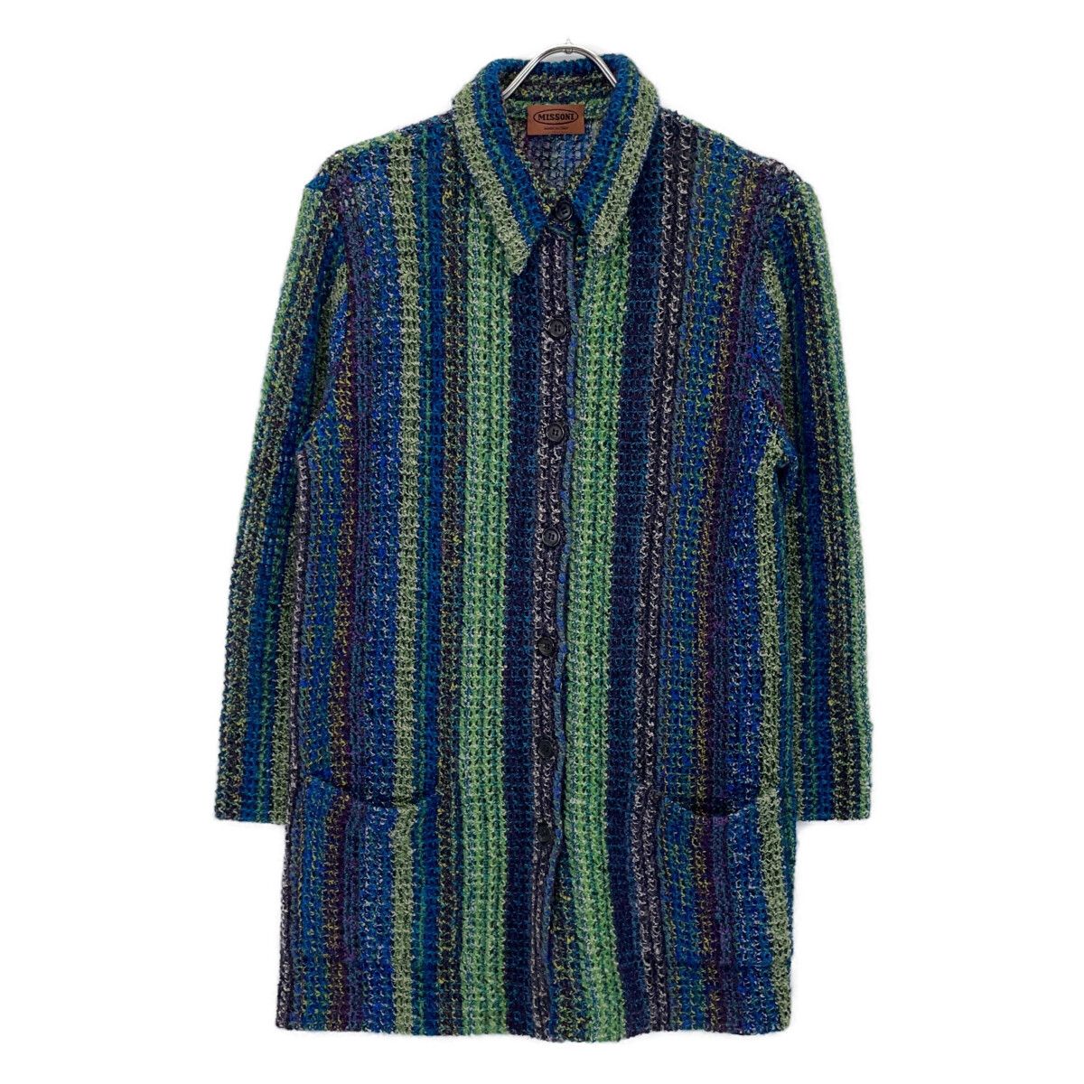MISSONI ミッソーニ グリーン系 マルチカラー ウール×モヘア ニット