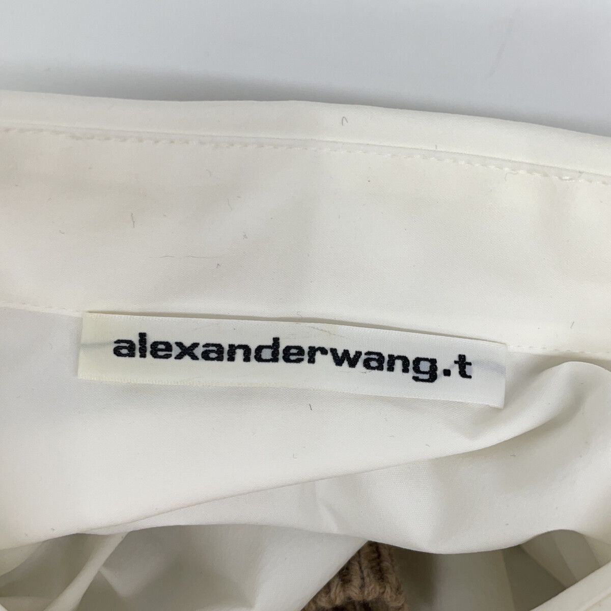 T by ALEXANDER WANG ティーバイアレキサンダーワン ホワイト×ブラウン