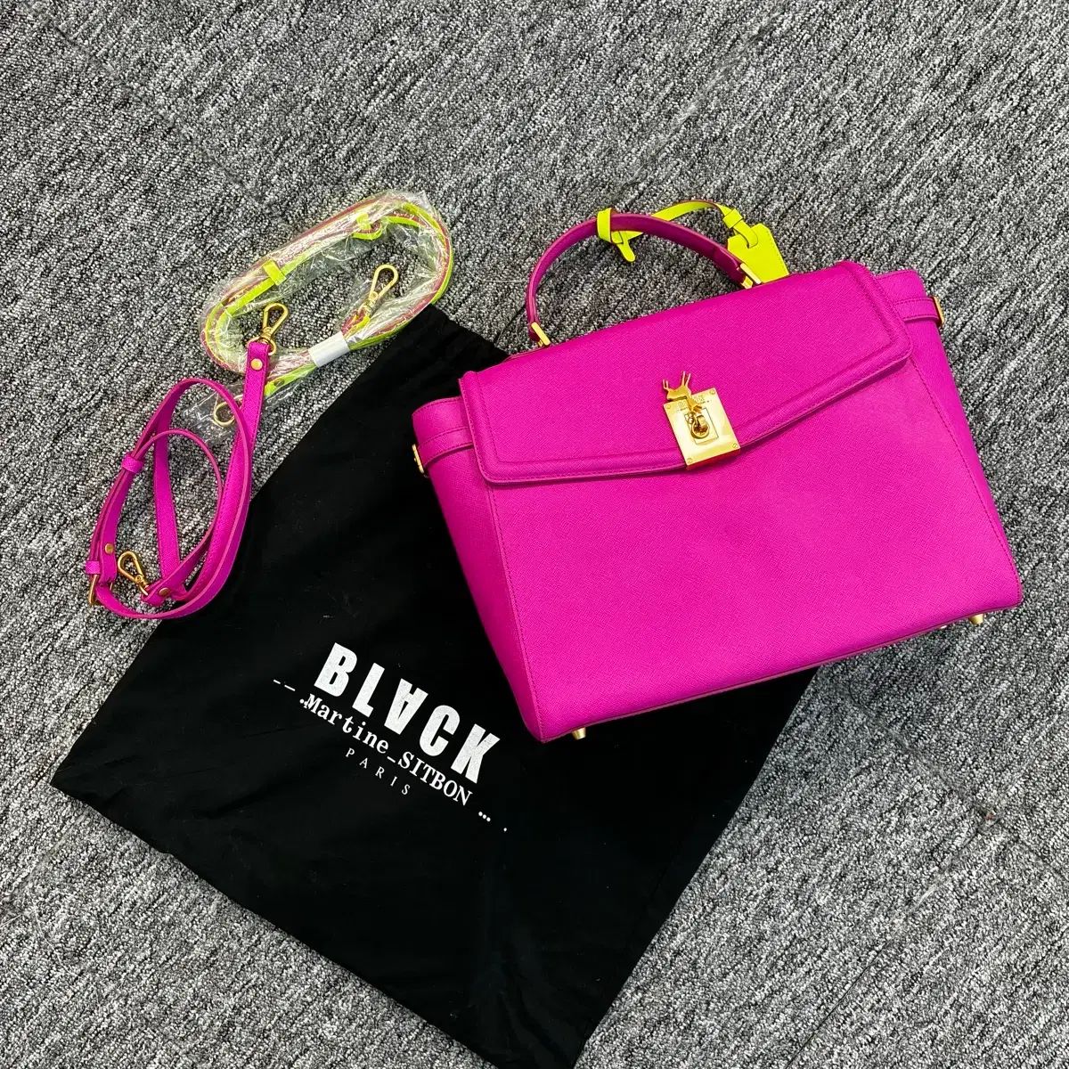 BLACK Martine SITBON ブラックマルティーヌシットボン ピンク レディース バッグ (新品)