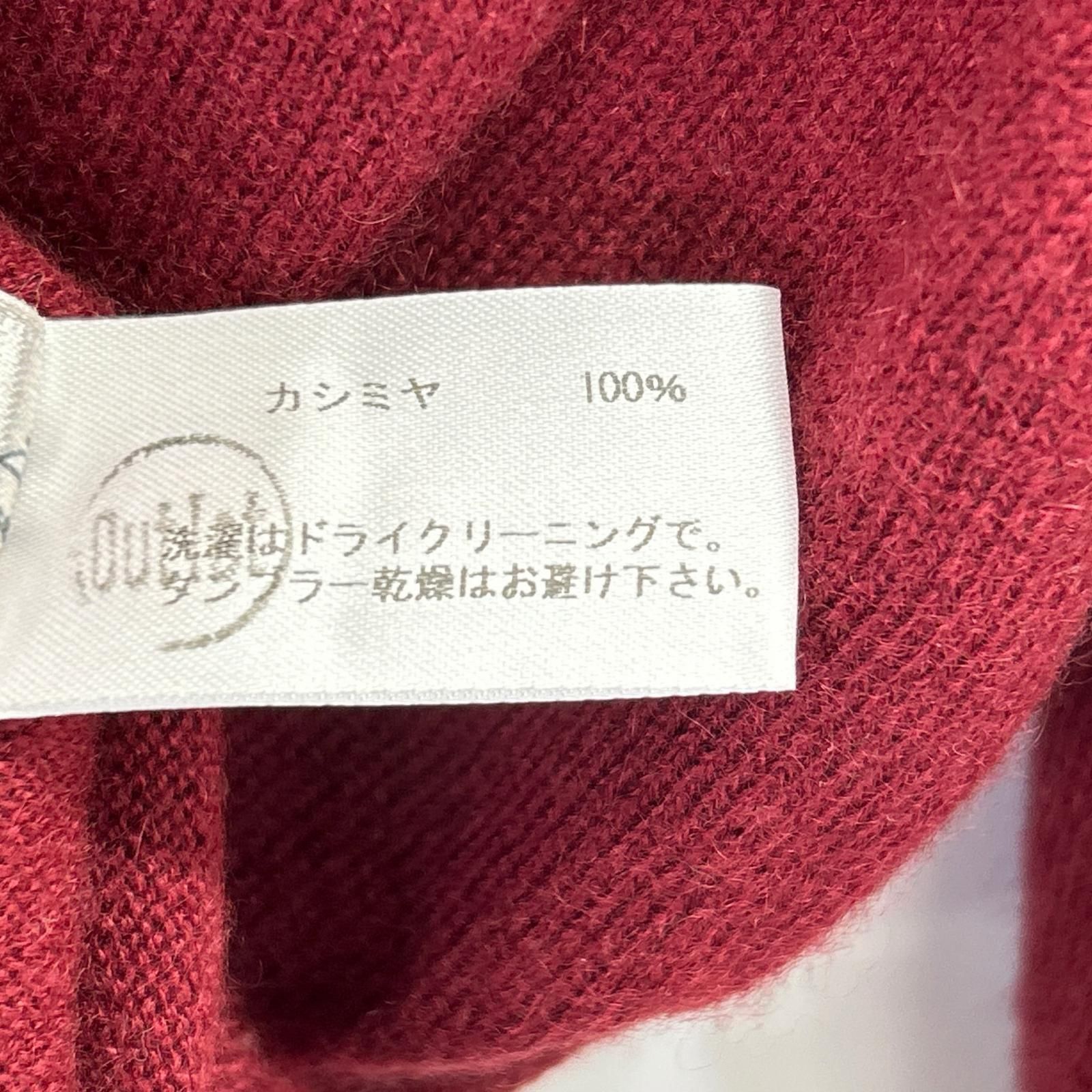 BOTTEGA VENETA ボッテガヴェネタ  ﾚｯﾄﾞ ｶｼﾐﾔ100 ﾆｯﾄｶｰﾃﾞｨｶﾞﾝ 38 BOTTEGA VENETA ボッテガヴェネタ レッド カシミヤ100 ニット