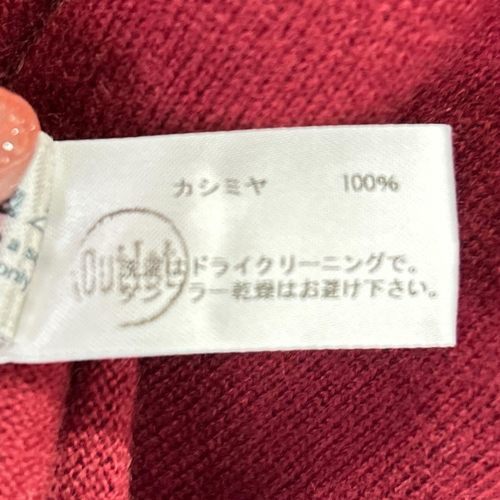 BOTTEGA VENETA ボッテガヴェネタ  ﾚｯﾄﾞ ｶｼﾐﾔ100 ﾆｯﾄｶｰﾃﾞｨｶﾞﾝ 38 BOTTEGA VENETA ボッテガヴェネタ レッド カシミヤ100 ニット