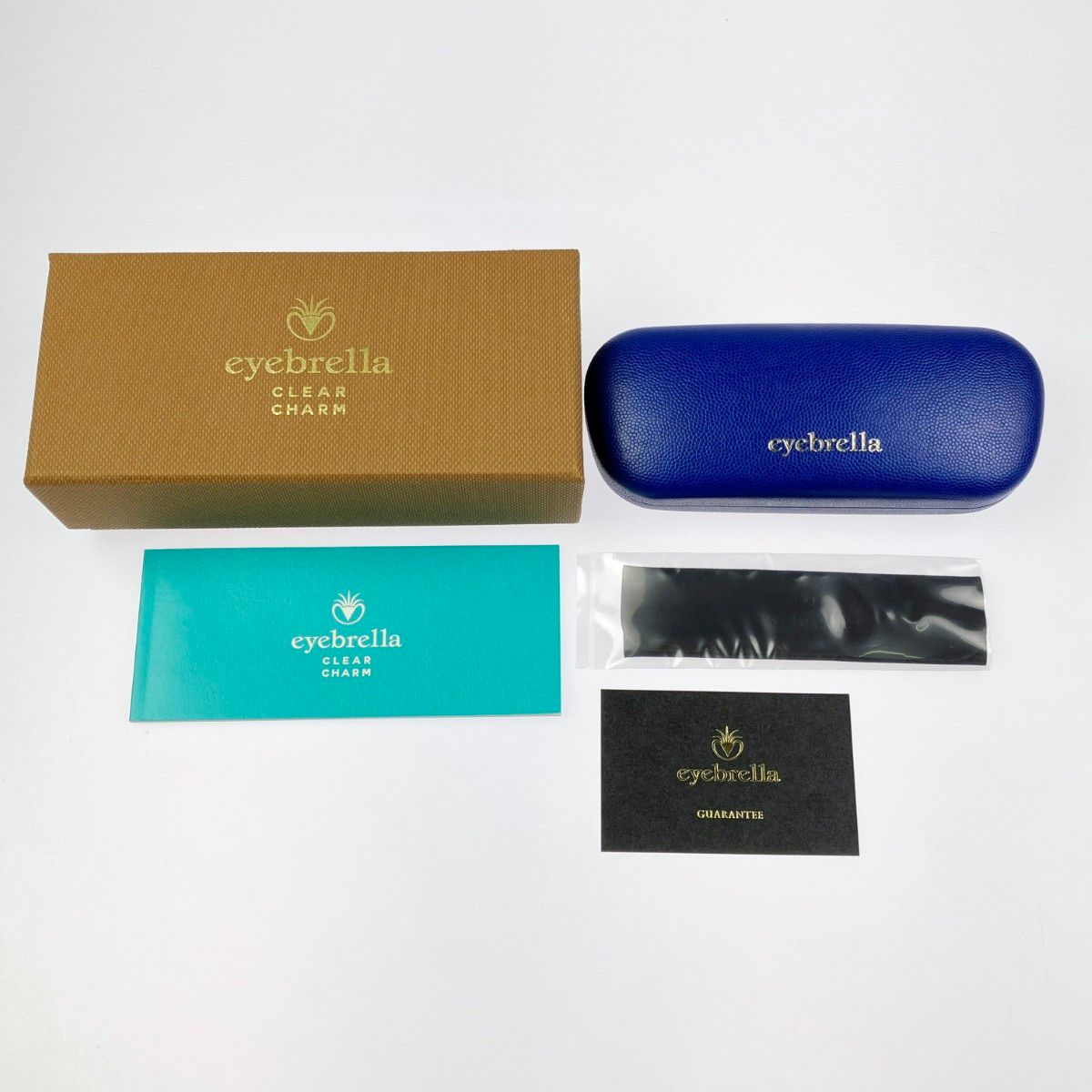 eyebrella アイブレラ クリア チャーム サングラス EB-13 クールブラウン