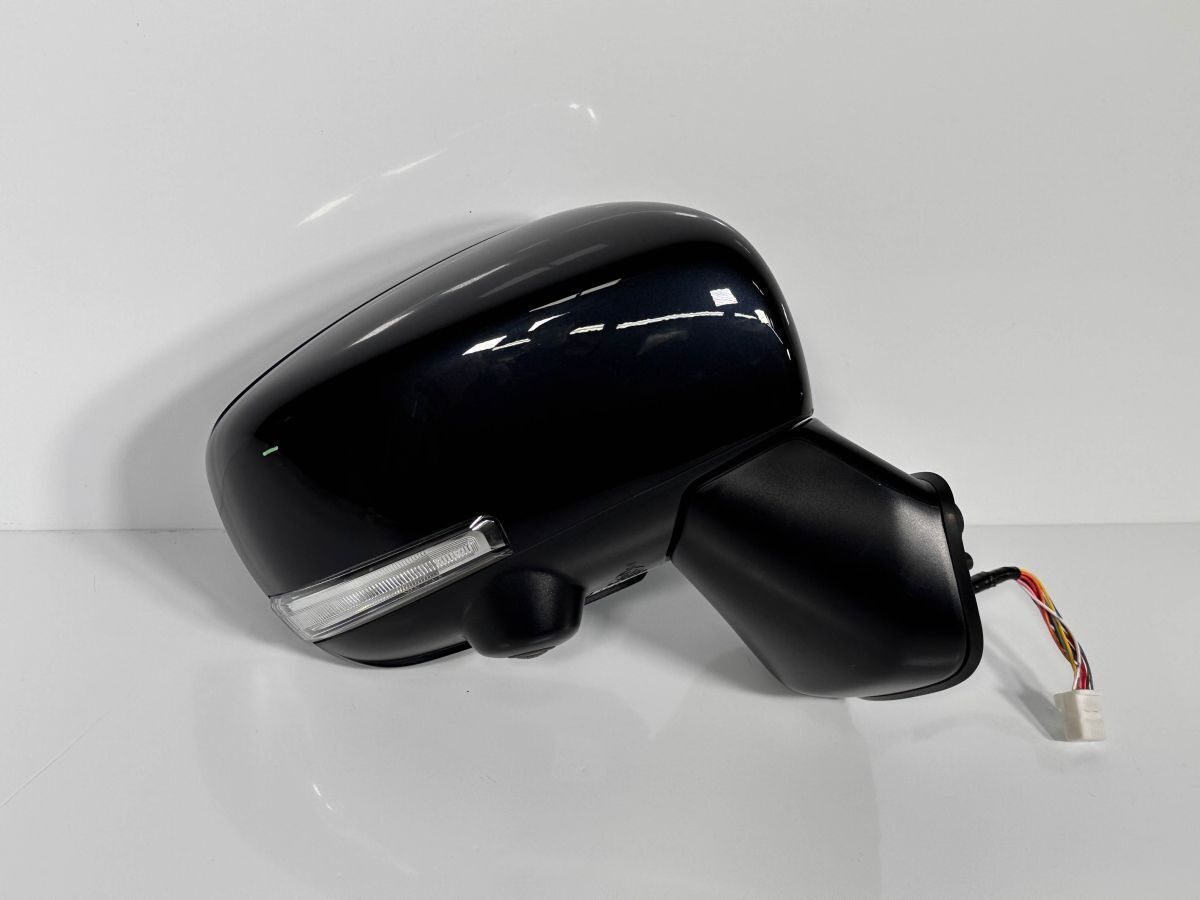 スペーシア MK94S MK54S 純正 右ドアミラー サイドミラー 10P カメラ付 84710-53U60 53U6 046323 ブラックパール ZJ3 良品 管理35472
