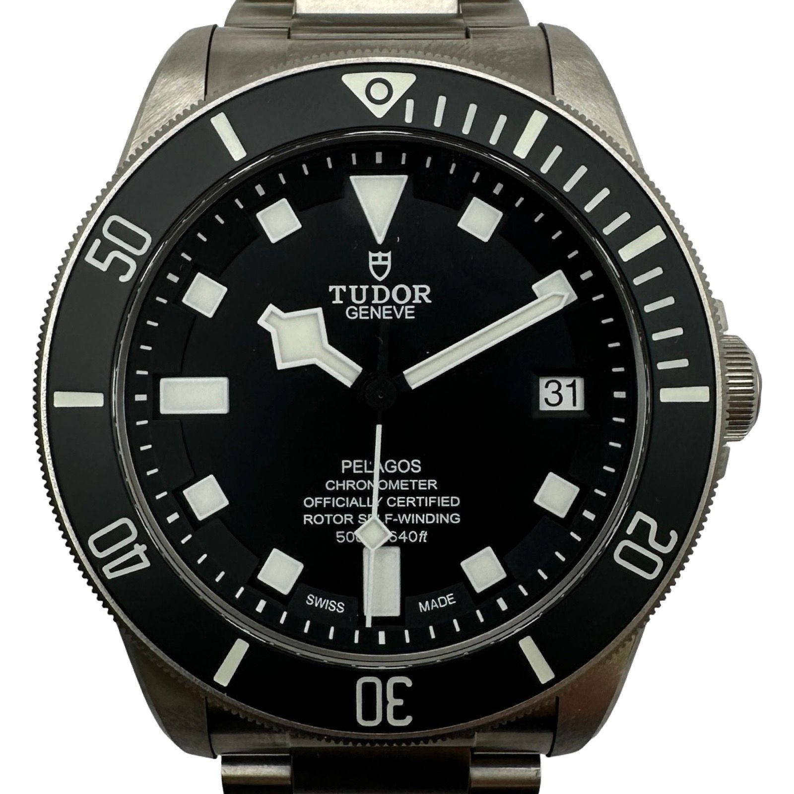 チューダー/チュードル TUDOR ペラゴス 25600TN ブラック チタン 自動巻き メンズ 腕時計
