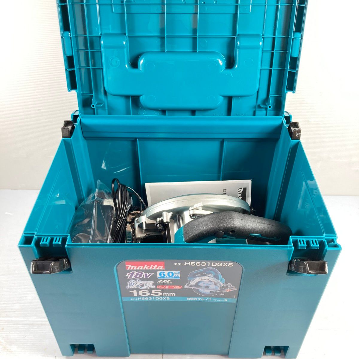 MAKITA マキタ 18v 6.0Ah 165mm 充電式マルノコ ※PSEマーク有 HS631DGXS ブルー 未使用品