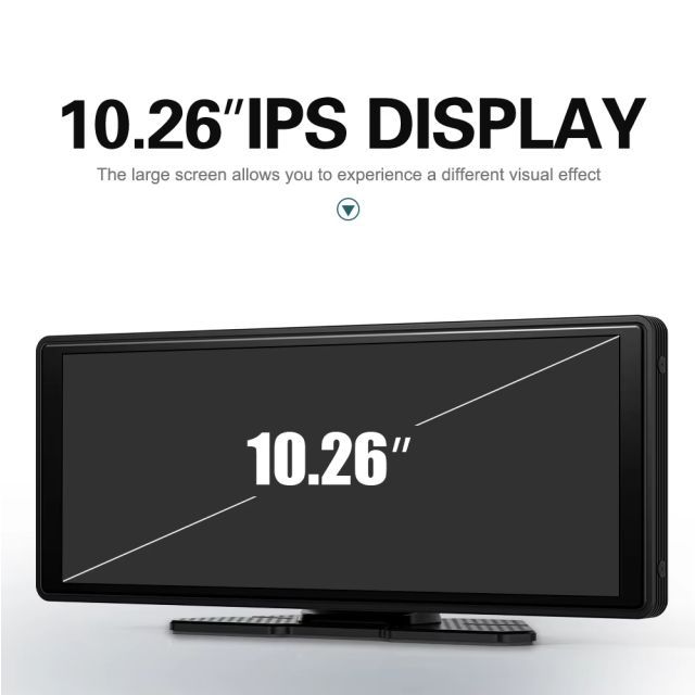 どんな車も最新ナビ【大画面】10.26インチオンダッシュモニター USB-C