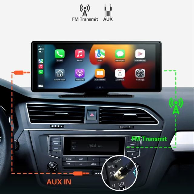 どんな車も最新ナビ【大画面】10.26インチオンダッシュモニター USB-C