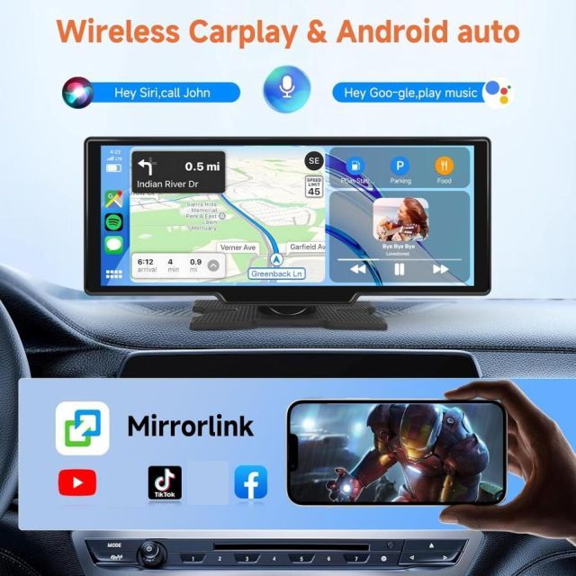 どんな車も最新ナビ【大画面】10.26インチオンダッシュモニター USB-C