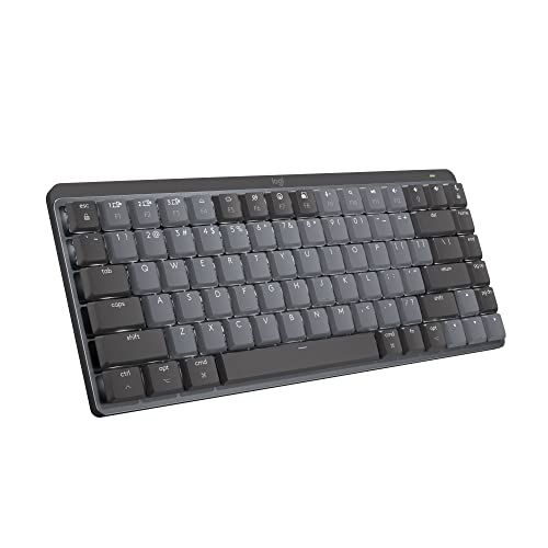 ロジクール KX850MSG MX MECHANICAL MINI for Mac ミニマリスト ワイヤレス メカニカル パフォーマンス キーボード US配列 茶軸 タクタイル テンキーレス 静かな打鍵感 Logi Bolt bluetooth USB-C-t