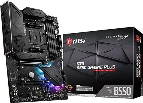 MSI マザーボード MPG B550 GAMING PLUS/A ATX [AMD B550 チップセット搭載] Ryzen 5000 シリーズプロセッサー MB5873t
