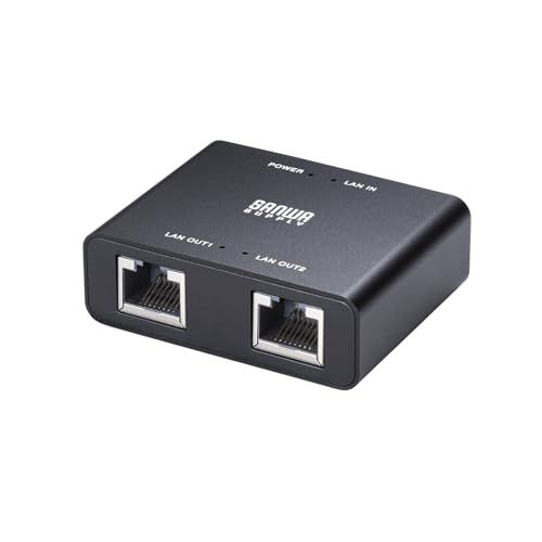 サンワサプライ スイッチングハブ ギガビット 3ポート 小型アルミ筐体 USB Type-C給電 LAN-GIGAC302BKt
