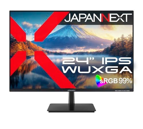 【ECサイト限定】 JAPANNEXT 24インチ IPSパネル搭載 WUXGA(1920x1200)解像度 液晶モニター JN-i24WUXGA HDMI VGA sRGB:99% 【2年保証】t