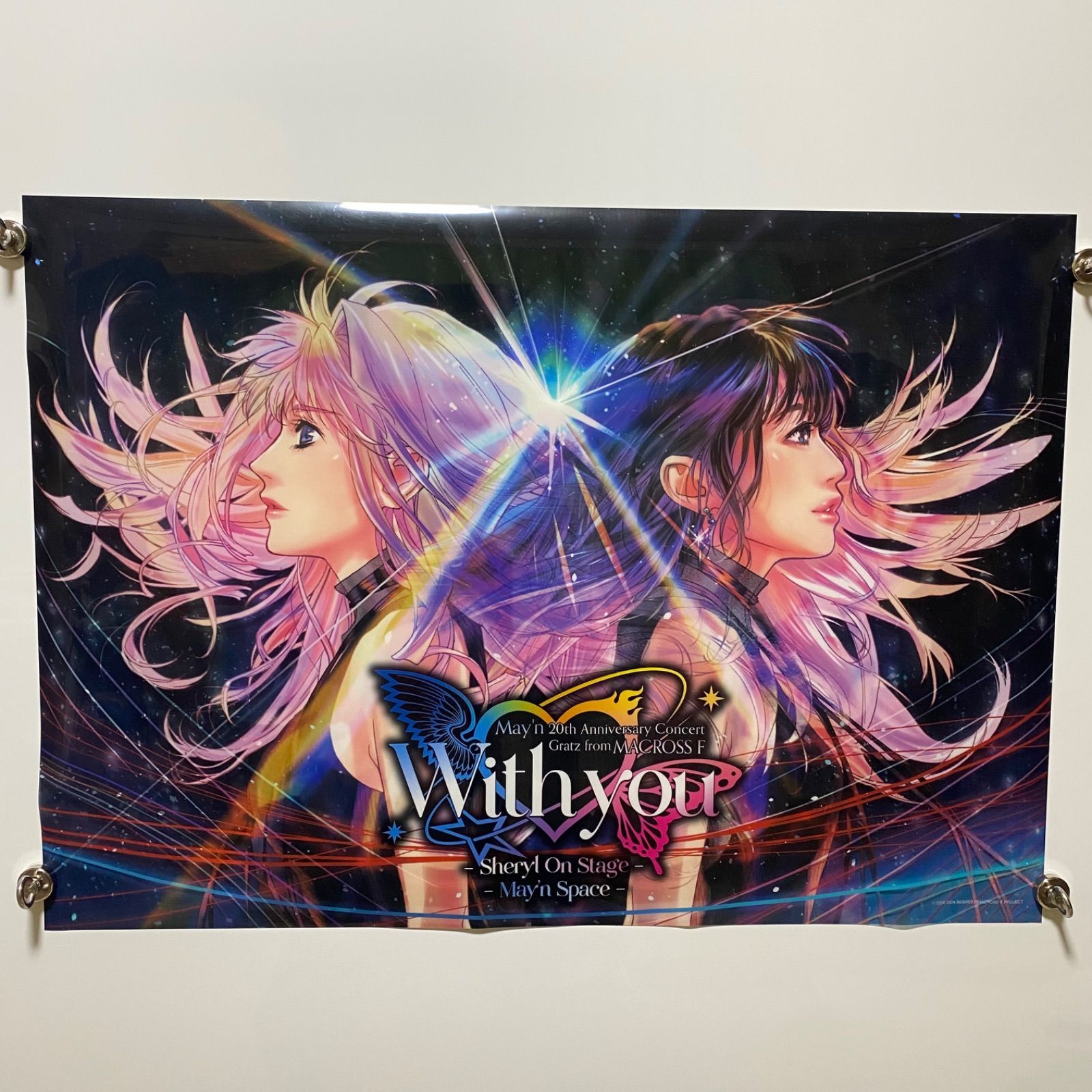 マクロスポスター　　アニメポスター　B2ポスター May'n メイン シェリル 20周年ライブ B2クリアポスター マクロスF