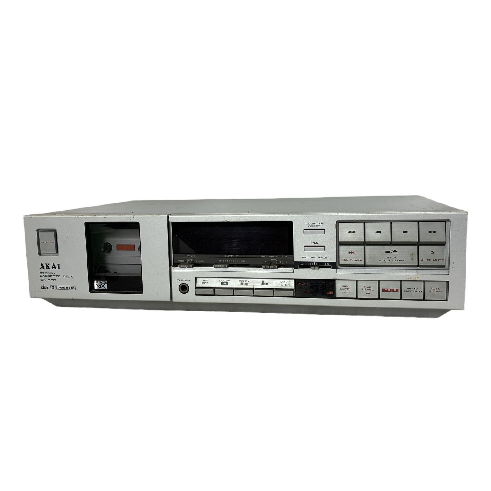 AKAI GX-R70 カセットデッキ 音響機材 オーディオ アカイ ジャンク W11176808