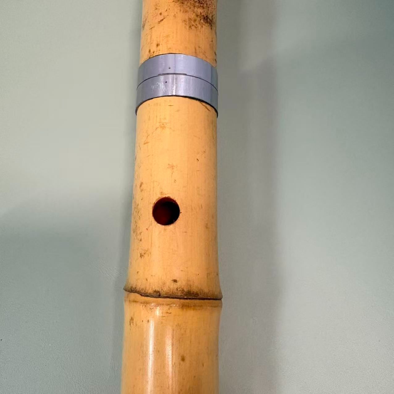 昭和レトロ 尺八 竹製 木管楽器 管楽器 古楽器 和楽器 - メルカリ