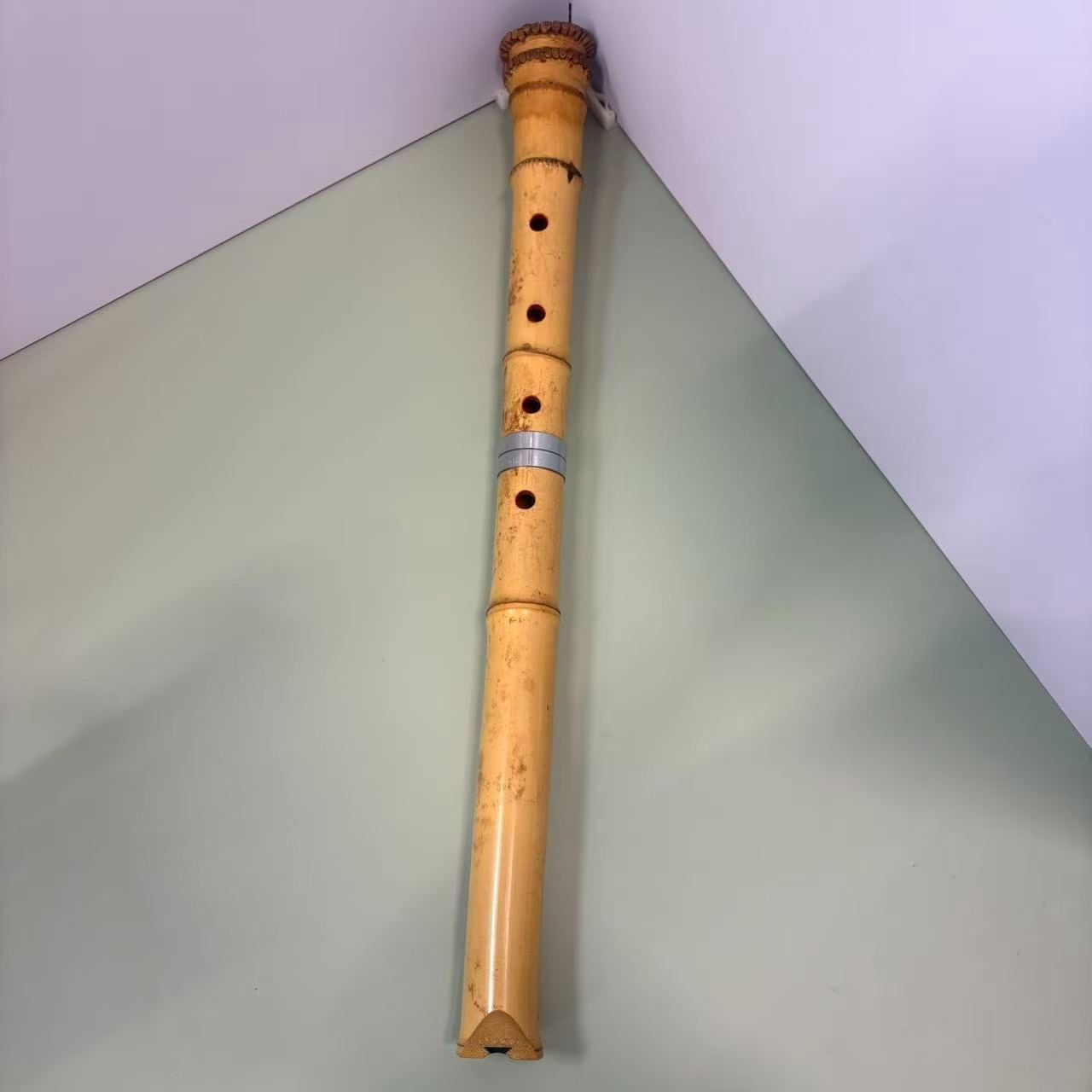 昭和レトロ 尺八 竹製 木管楽器 管楽器 古楽器 和楽器 - メルカリ