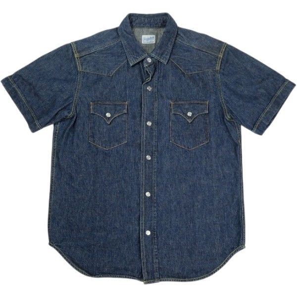 Size【XS】 TENDERLOIN テンダーロイン T-SADDLE MAN DENIM SHT 半袖シャツ インディゴ 【中古品-非常に良い】 30007556