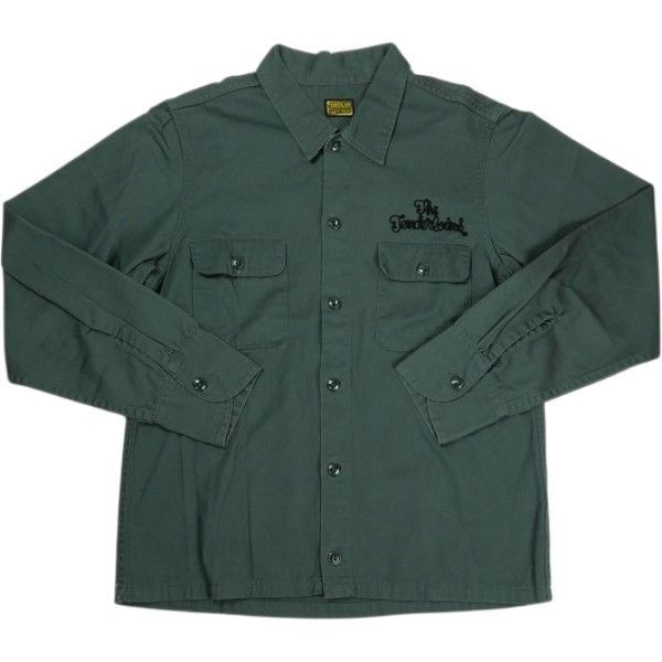 Size【XS】 TENDERLOIN テンダーロイン T-WORK SHT LONG 長袖シャツ 緑 【中古品-非常に良い】 30007558