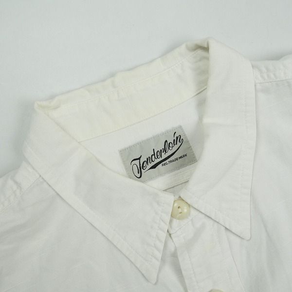Size【XS】 TENDERLOIN テンダーロイン WORK SHT SLUB 長袖シャツ 白