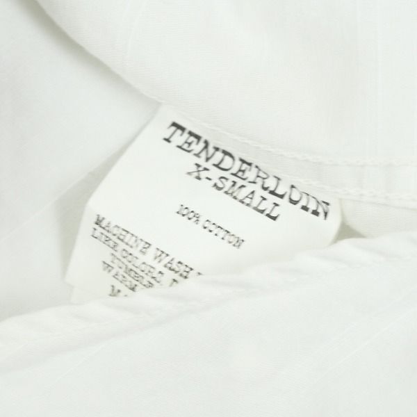 Size【XS】 TENDERLOIN テンダーロイン WORK SHT SLUB 長袖シャツ 白