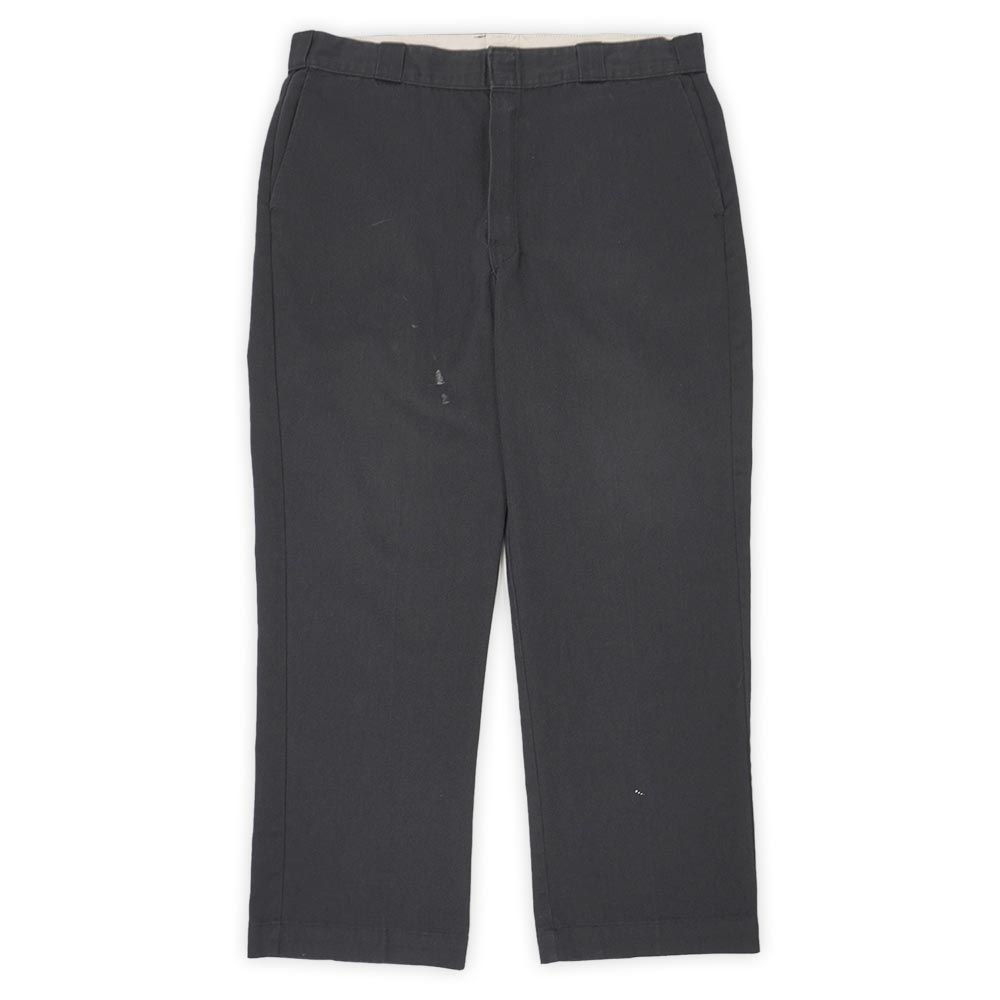 ディッキーズ Dickies 90s 90年代 874 ワークパンツ MADE IN USA アメリカ製 TALON 定番 大きめサイズ ヴィンテージ 古着 メンズ ズボン パンツ ブラック 黒 W38 L30【中古】