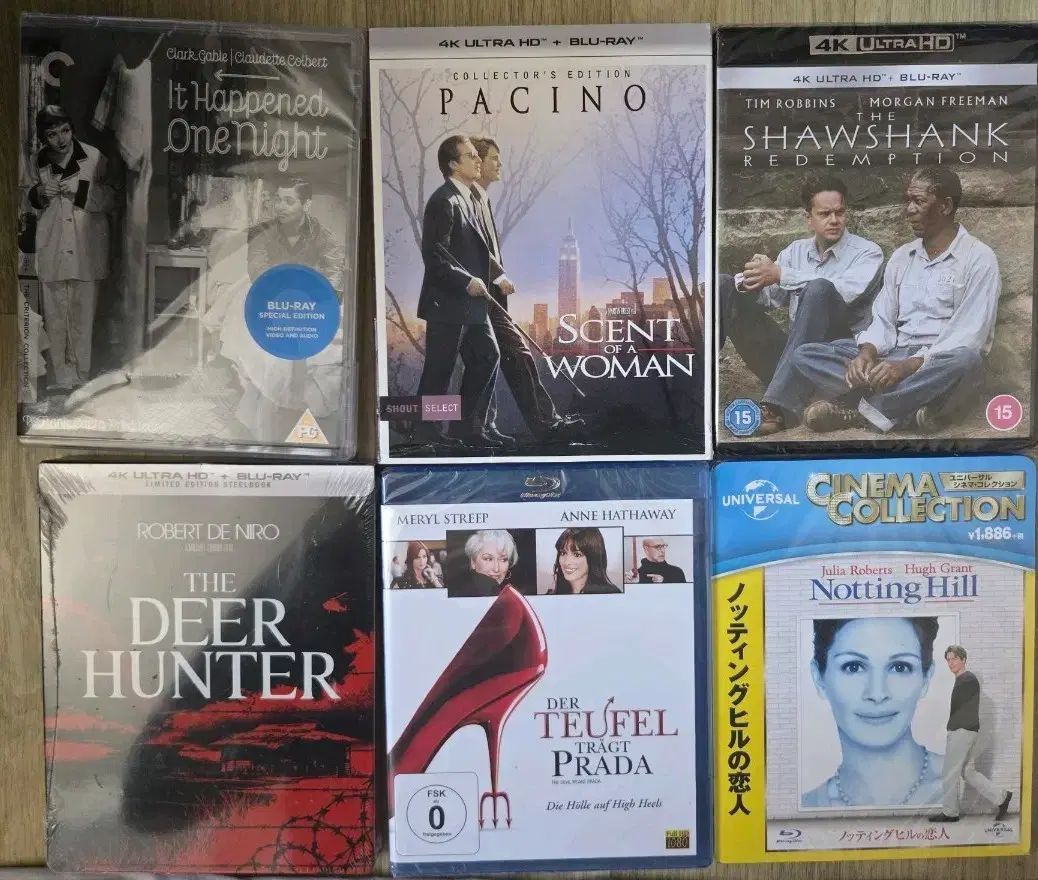映画 ブルーレイ/ 4K まとめ売り (ディアハンター ザ・ショーシャンク 脱出 など