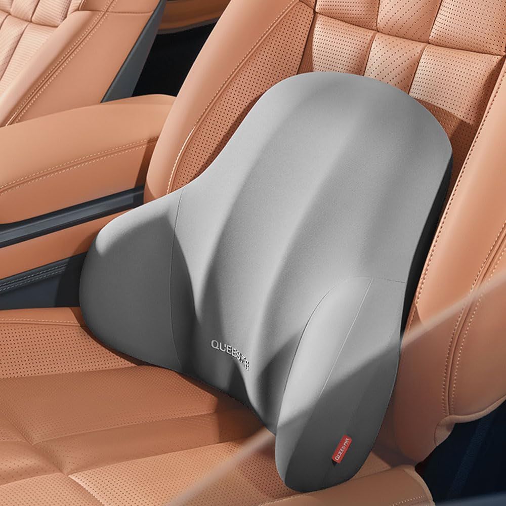 車 腰クッション ランバーサポート ヘッドレスト ネックサポート 疲労対策 背もたれ メモリーコットン 内部のメモリーフォームで 低反発 腰枕 通気性 取り付け簡単 洗濯可能 長時間運転 車中泊 車用品 ファッション 旅行 オフィスチェア 自 17f7476a