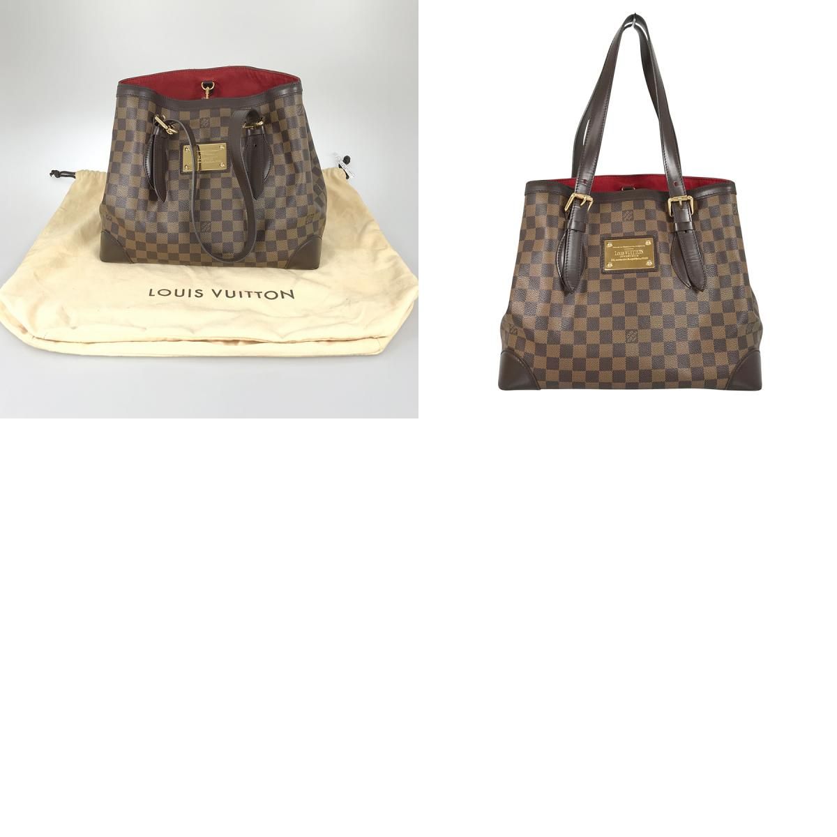 ルイ・ヴィトン LOUIS VUITTON ダミエ ハムステッド MM N51204 PVC 