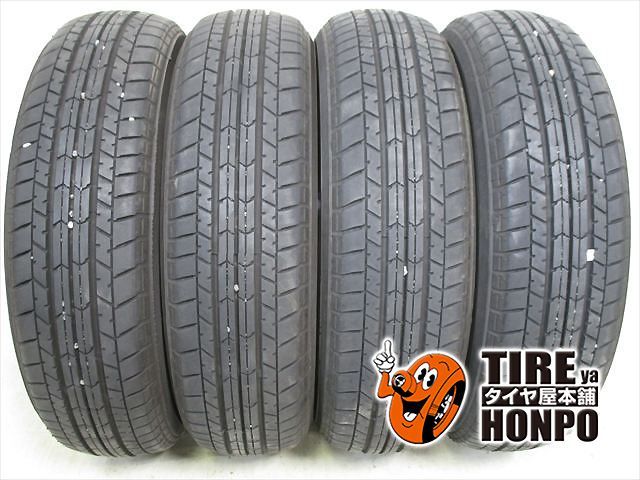 【中古 夏用】 155/65R14 75S 4本セット ヨコハマ ブルーアース A34 サマータイヤ