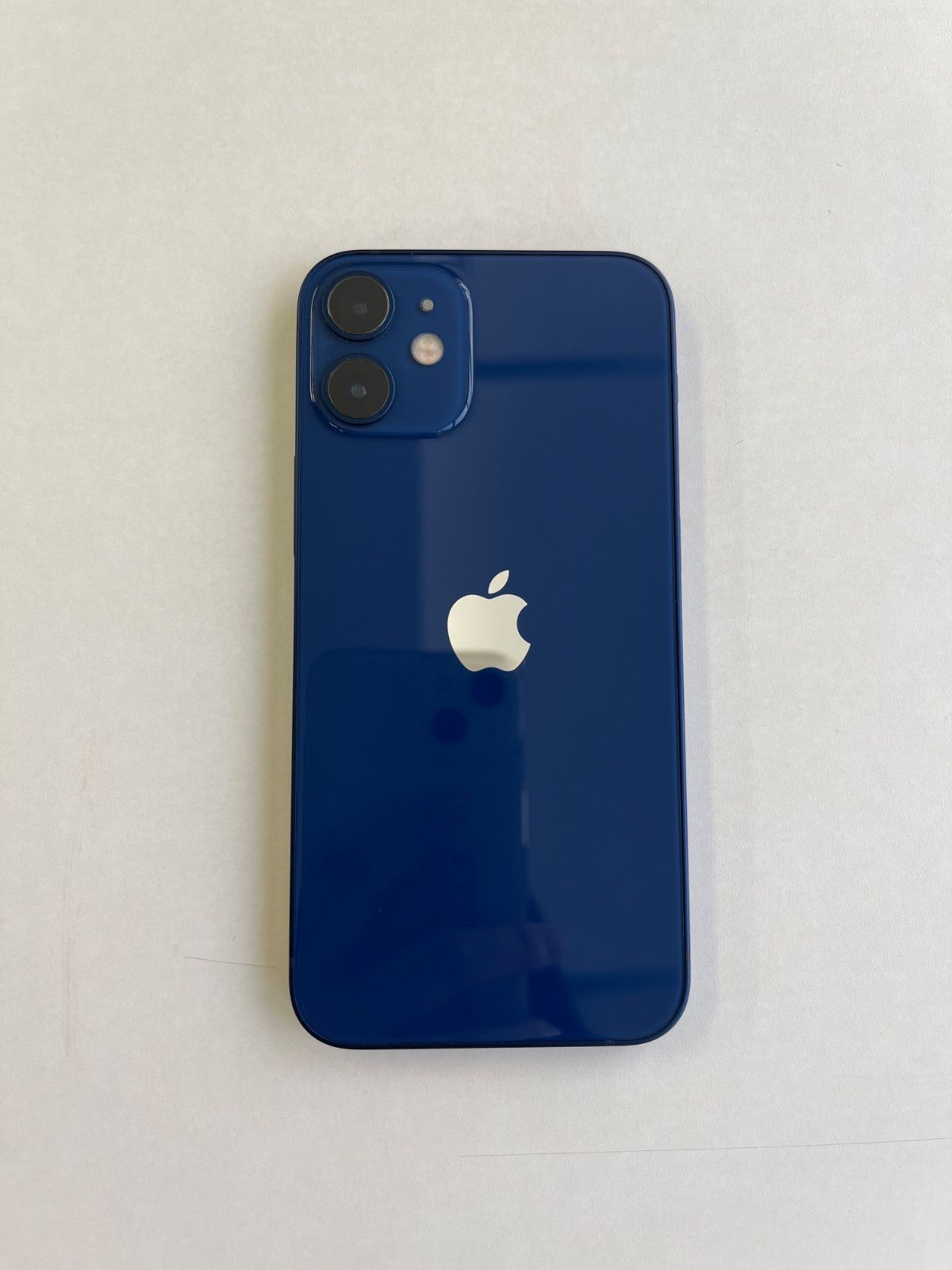 美品 iPhone 12 mini 128GB ブルー バッテリー100% MGDP3J/A - 9758