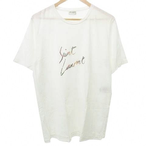 サンローラン パリ SAINT LAURENT PARIS ロゴ プリント Tシャツ 半袖