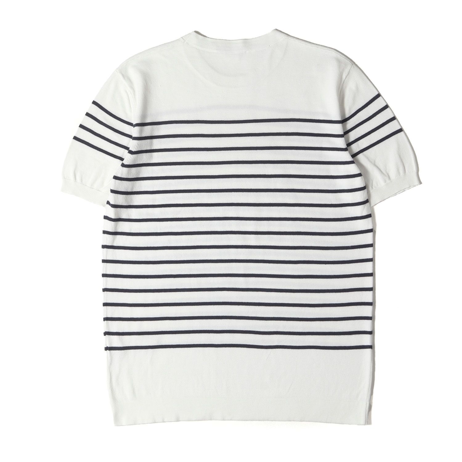 CIRCOLO 1901 チルコロ 1901 Tシャツ ホワイト ネイビー 白紺 サイズ:M