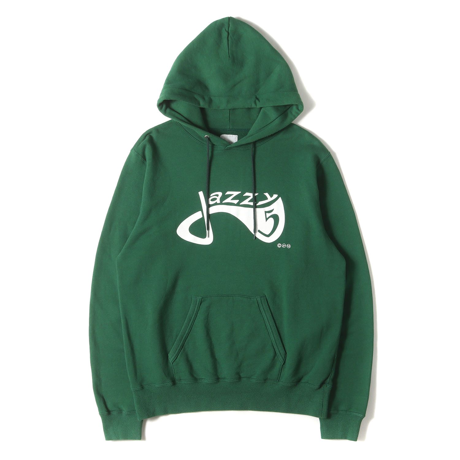 UNIFORM EXPERIMENT ユニフォームエクスペリメント 46452 23SS ×fragment design ×JAZZY JAY / JAZZY 5 スウェット パーカー(SWEAT HOODIE) グリーン1