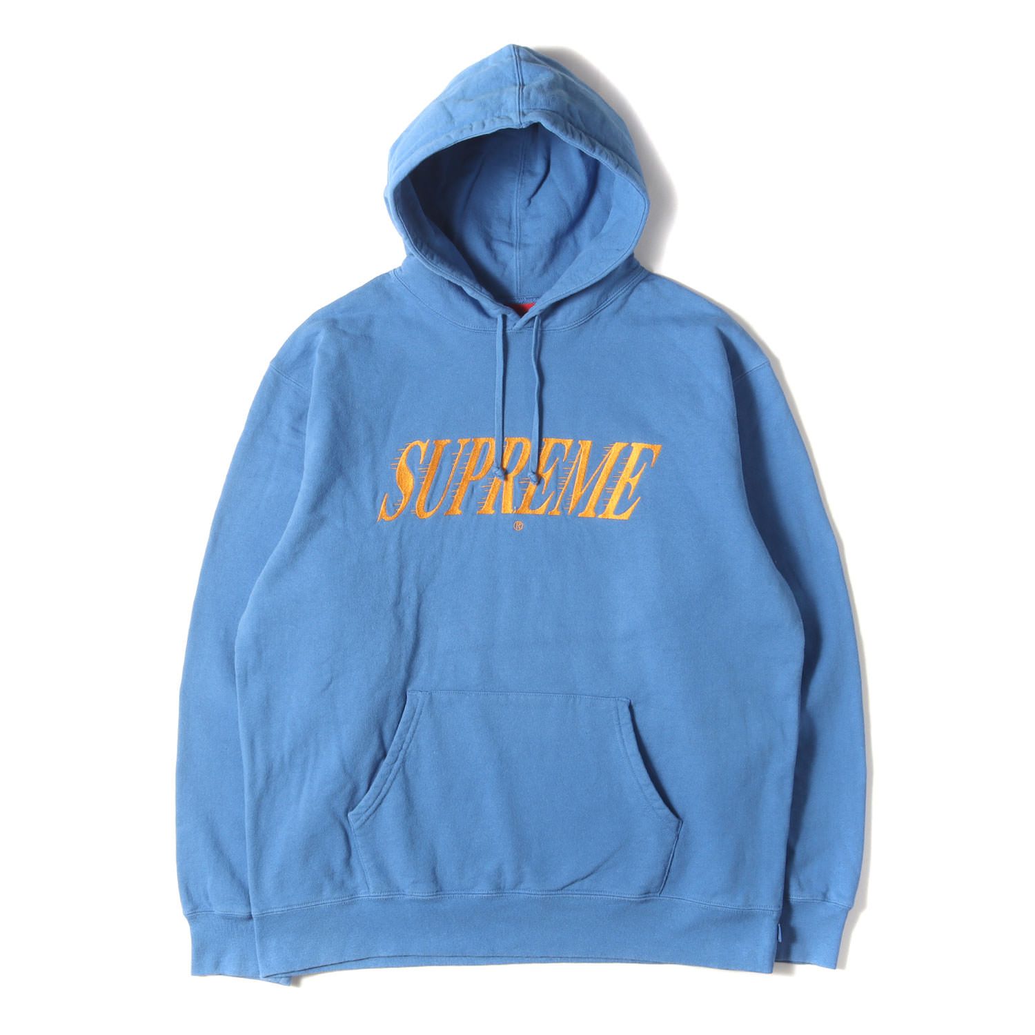 Supreme シュプリーム 20SS クロスオーバーロゴ刺繍 スウェットパーカー(Crossover Hooded Sweatshirt) ペールロイヤルXL