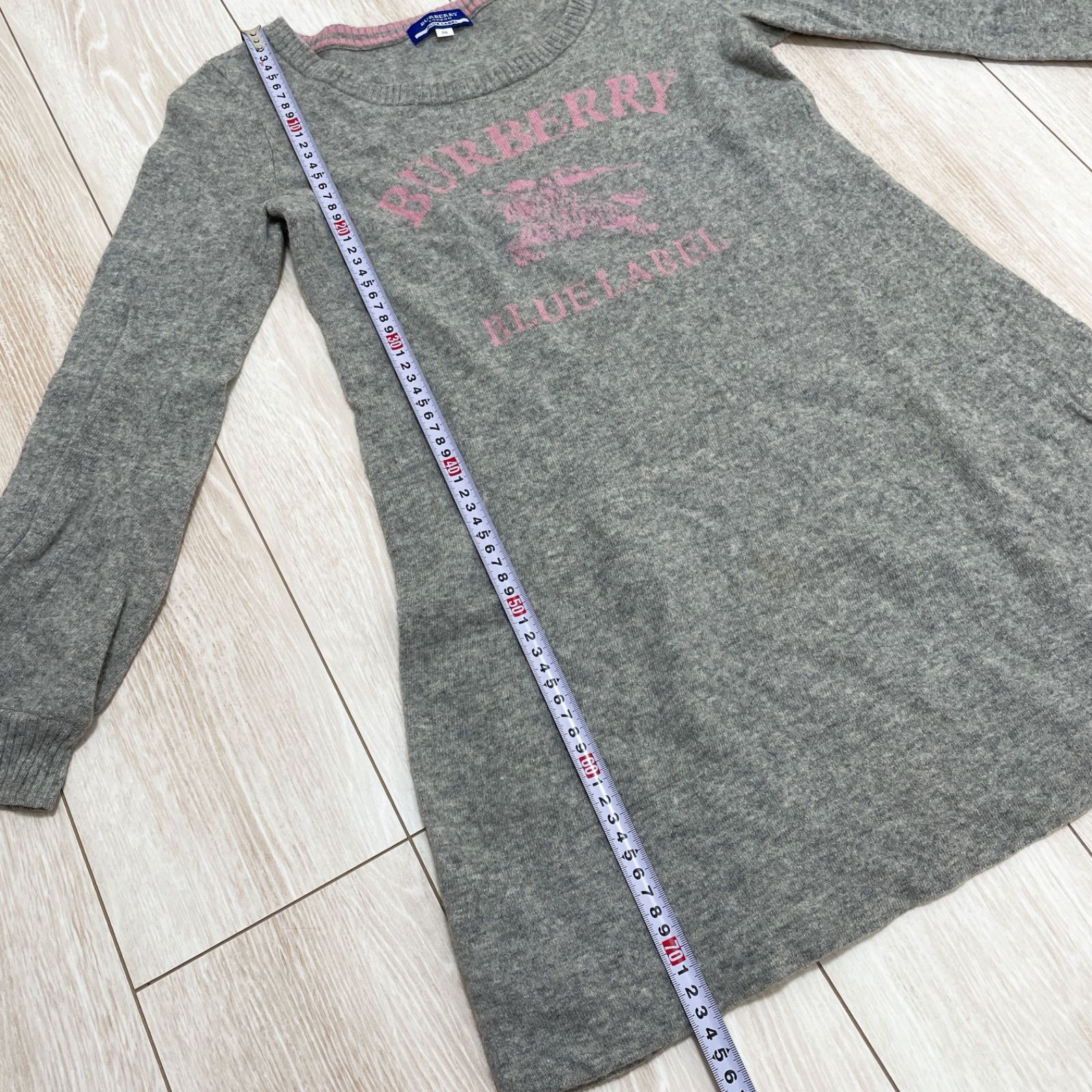 BURBERRY BLUE LABEL バーバリーブルーレーベル ニット チュニック 