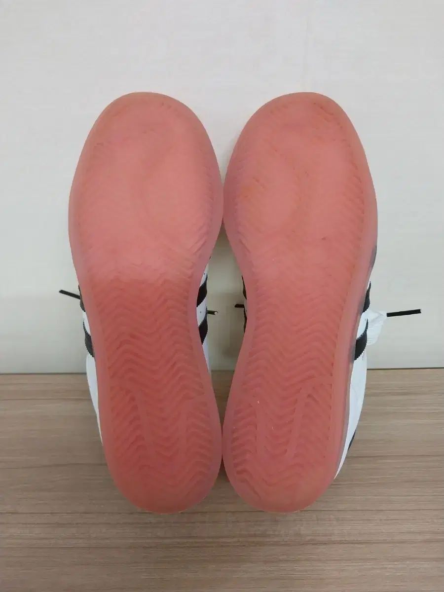 レディース adidas アディダス SUPERSTAR 白 ショック ピンク スニーカー (250)