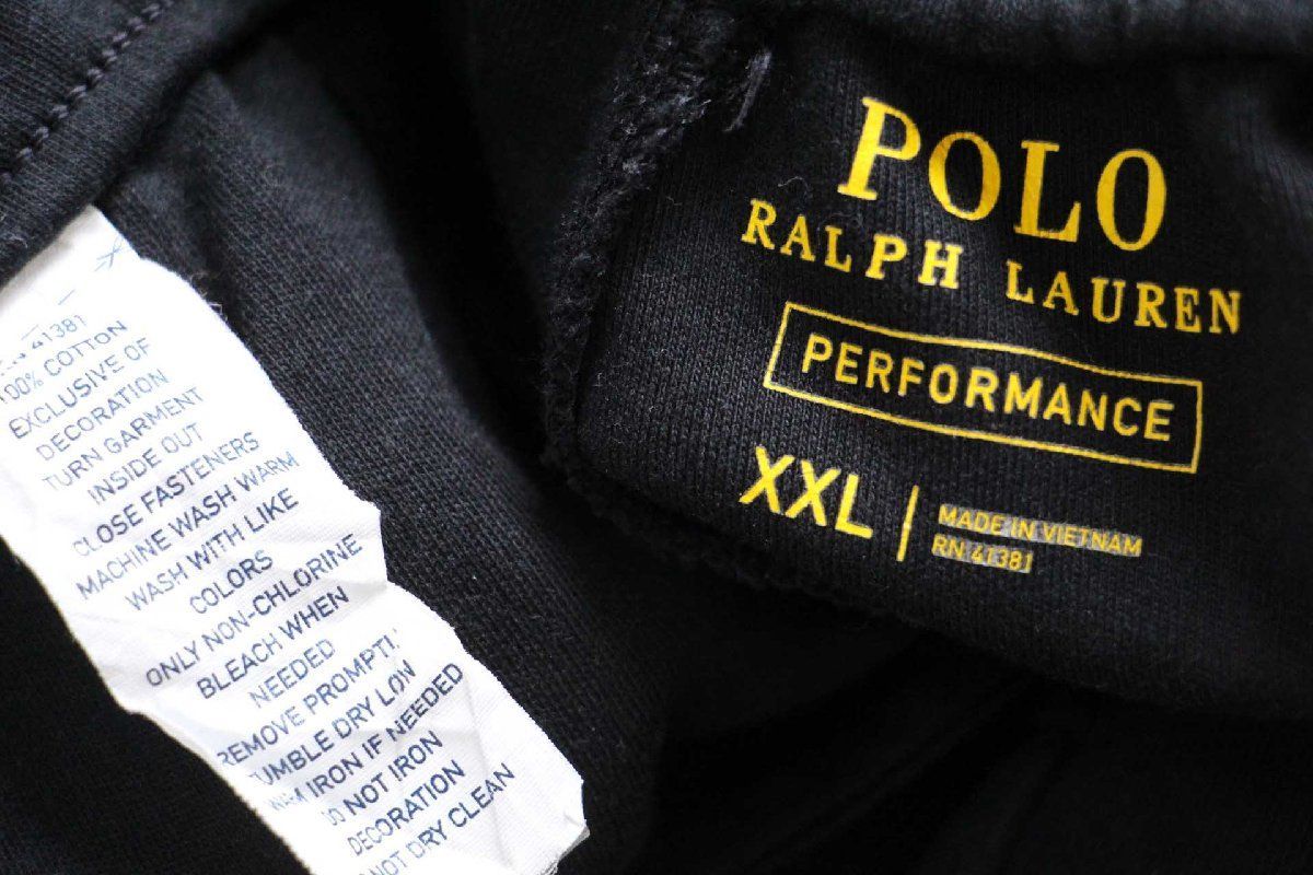 ポロ ラルフローレン ワンポイント ライン コットン トラックパンツ 黒 XXL★ジャージ 特大 ロゴ刺繍 スポーツ ブラック ビッグサイズ ポロ ラルフローレン ワンポイント ライン コットン トラックパンツ 黒 XXL★ジャージ 特大 ロゴ刺繍 スポーツ ブラック ビッグサイズ