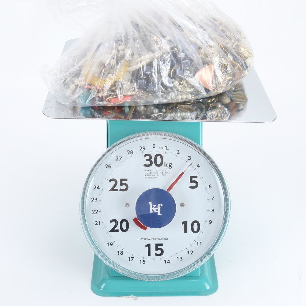 まとめ 約3.5kg ネックレス ブレスレット ピアス ブローチ タイピン カフス パール アクセサリー 金属 ネックレス RWM DY37-5【中古】