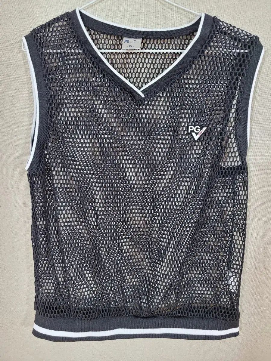 PG ゴルフクラブ ブラック メッシュ ベスト XL