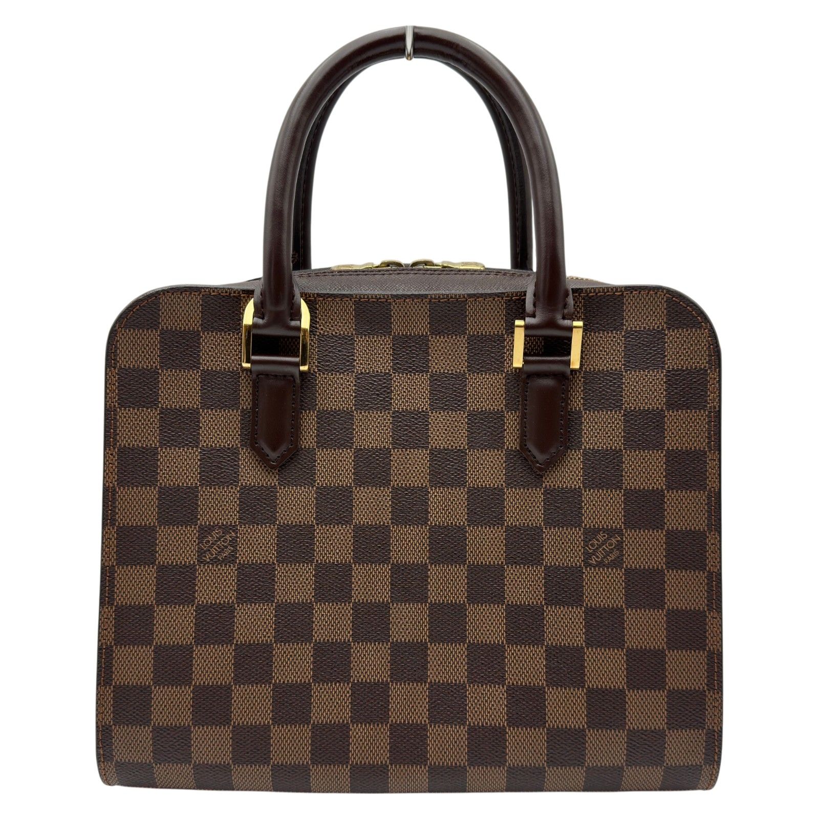 ルイ・ヴィトン LOUIS VUITTON トリアナ N51155 ブラウン ダミエ/レザー レディース ハンドバッグ