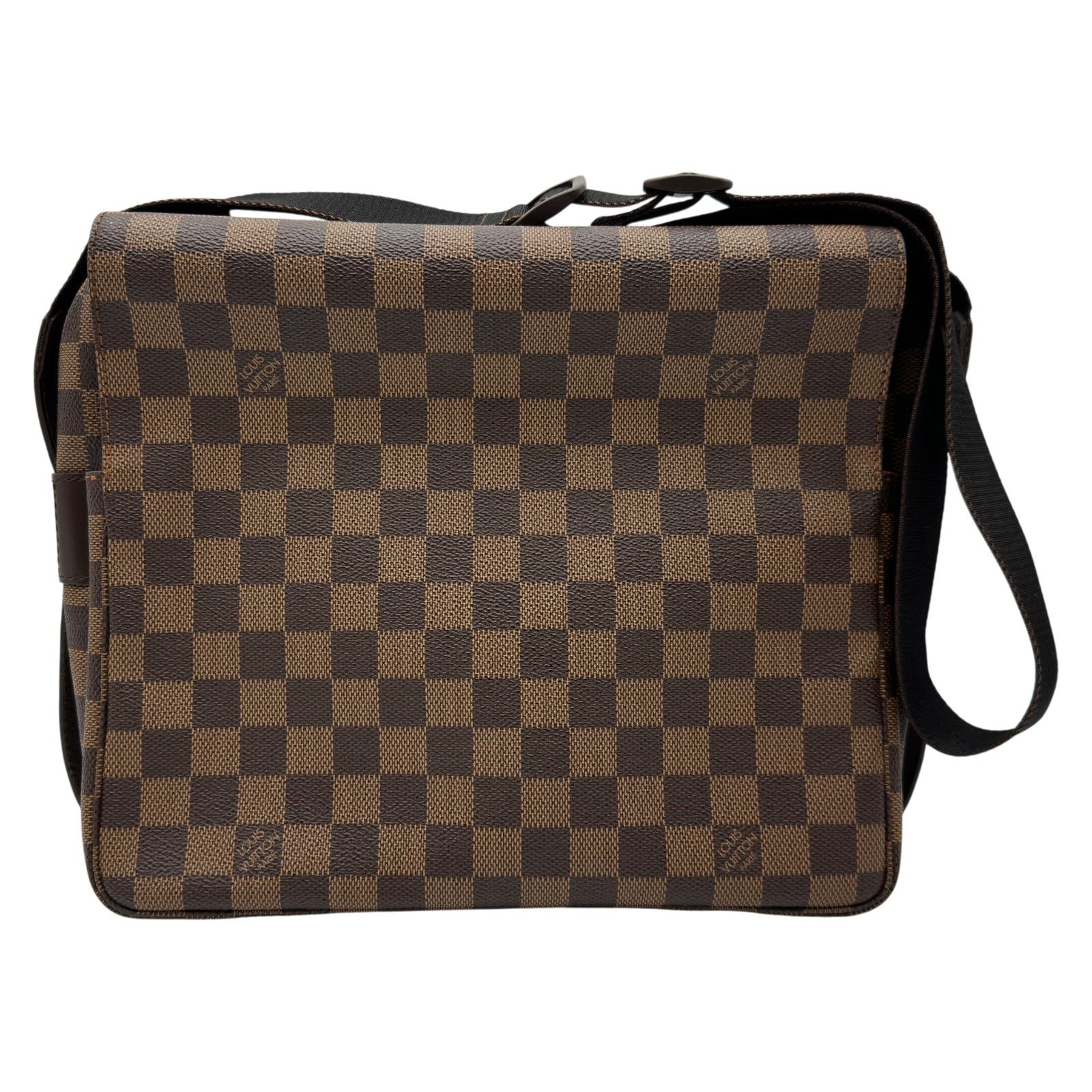 ルイ・ヴィトン LOUIS VUITTON ナヴィグリオ N45255 ブラウン ダミエ/レザー レディース ショルダーバッグ