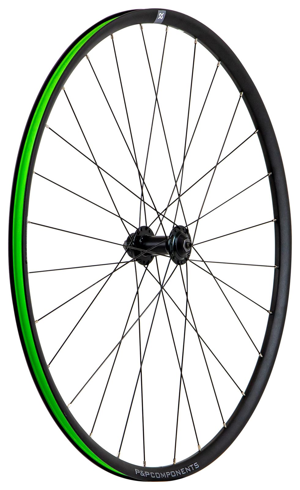 新品 ピーアンドピーコンポーネンツ(P&P COMPONENTS) クロスバイクディスクブレーキ用700Cフロントホイール WH-A1800RD-F ブラック