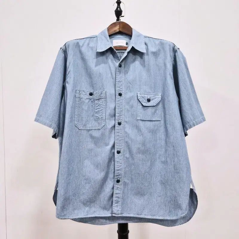 CAL O LINE カルオライン 23ss シャンブレー ウォーク シャツ