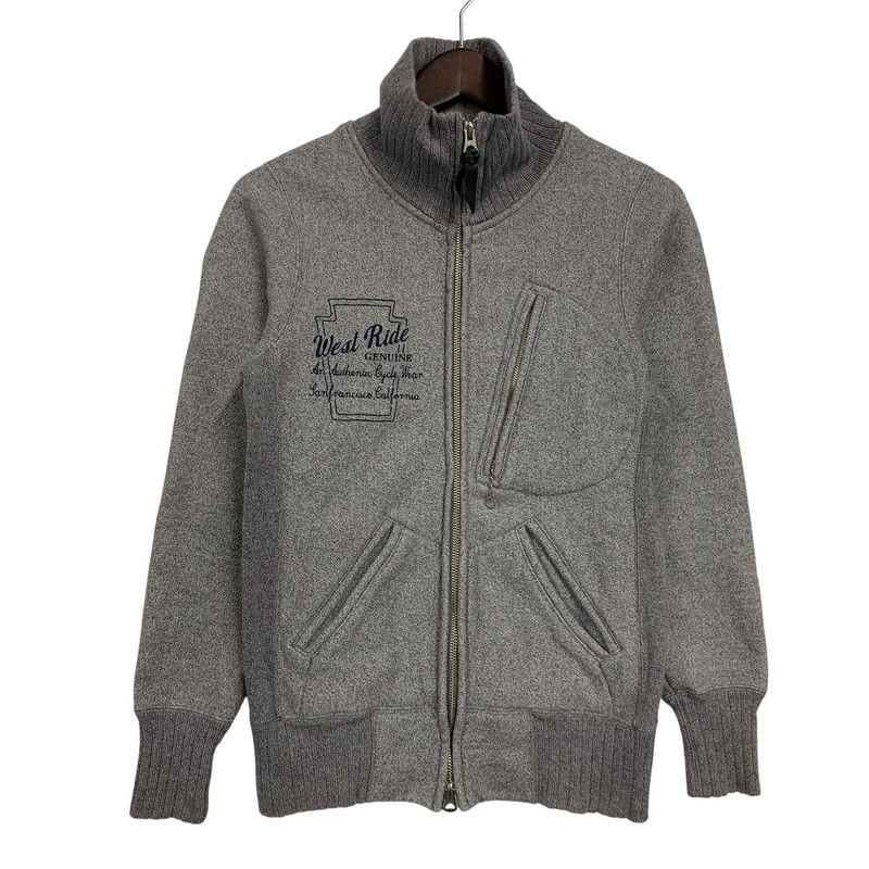 【中古品】 WEST RIDE ウエストライド ZIP UP SWEAT SHIRT ジップ アップ スウェット シャツ トップス 長袖 【145-260509-cs-07-izu】